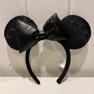 Disney Parks Minnie Mouse Ear Headband - Black Polka Dots